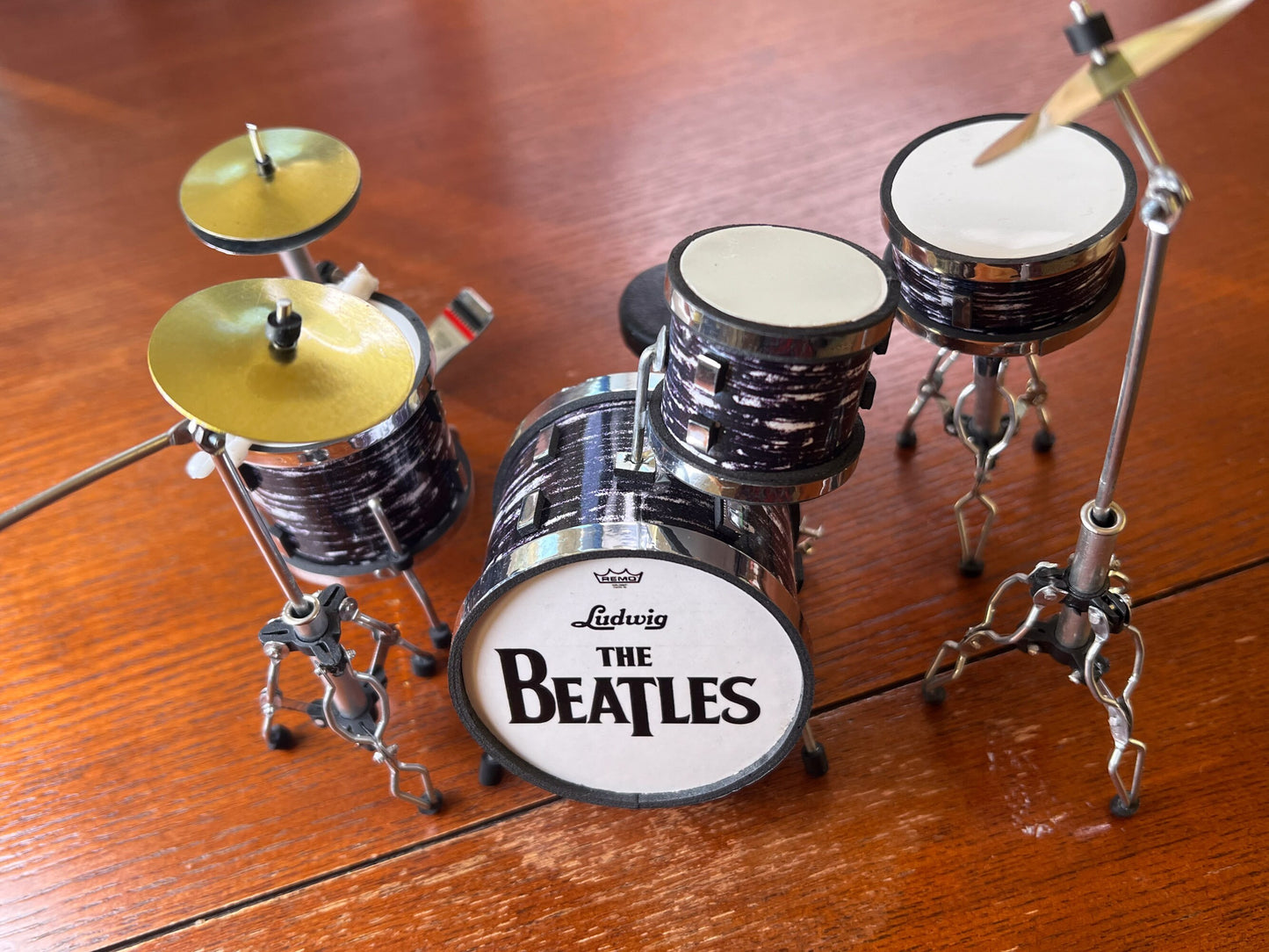 Miniature Beatles Ringo Starr Drums 1:12 Scale – Dollhouse Instruments for Music Room Decor __etsy:5377495394