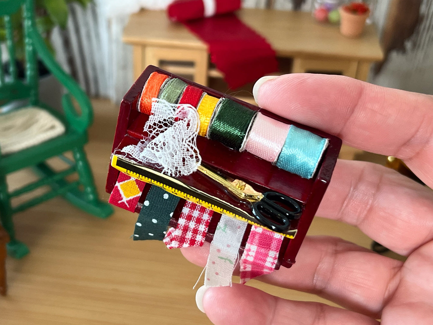 Miniature Sewing Room Rack – 1:12 Scale Wooden Dollhouse Wall Sewing Rack Display __etsy:6316323336