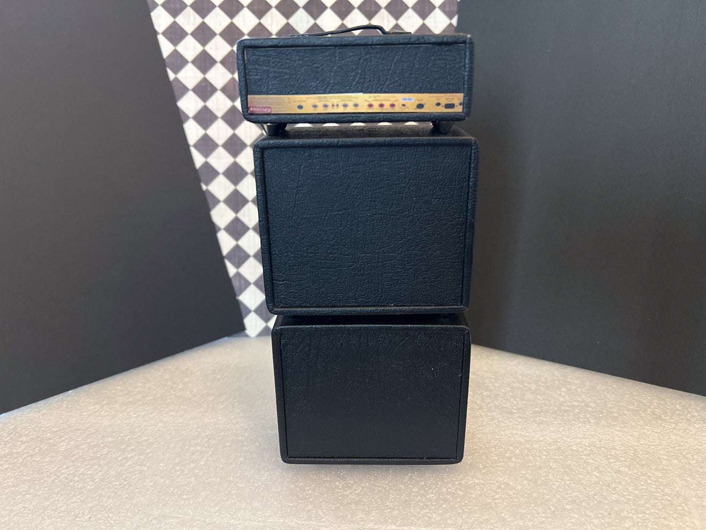 Miniature Marshall JCM800 3-Stack Amplifier 1:12 Scale – Dollhouse Rock Band Accessory __etsy:5886757439