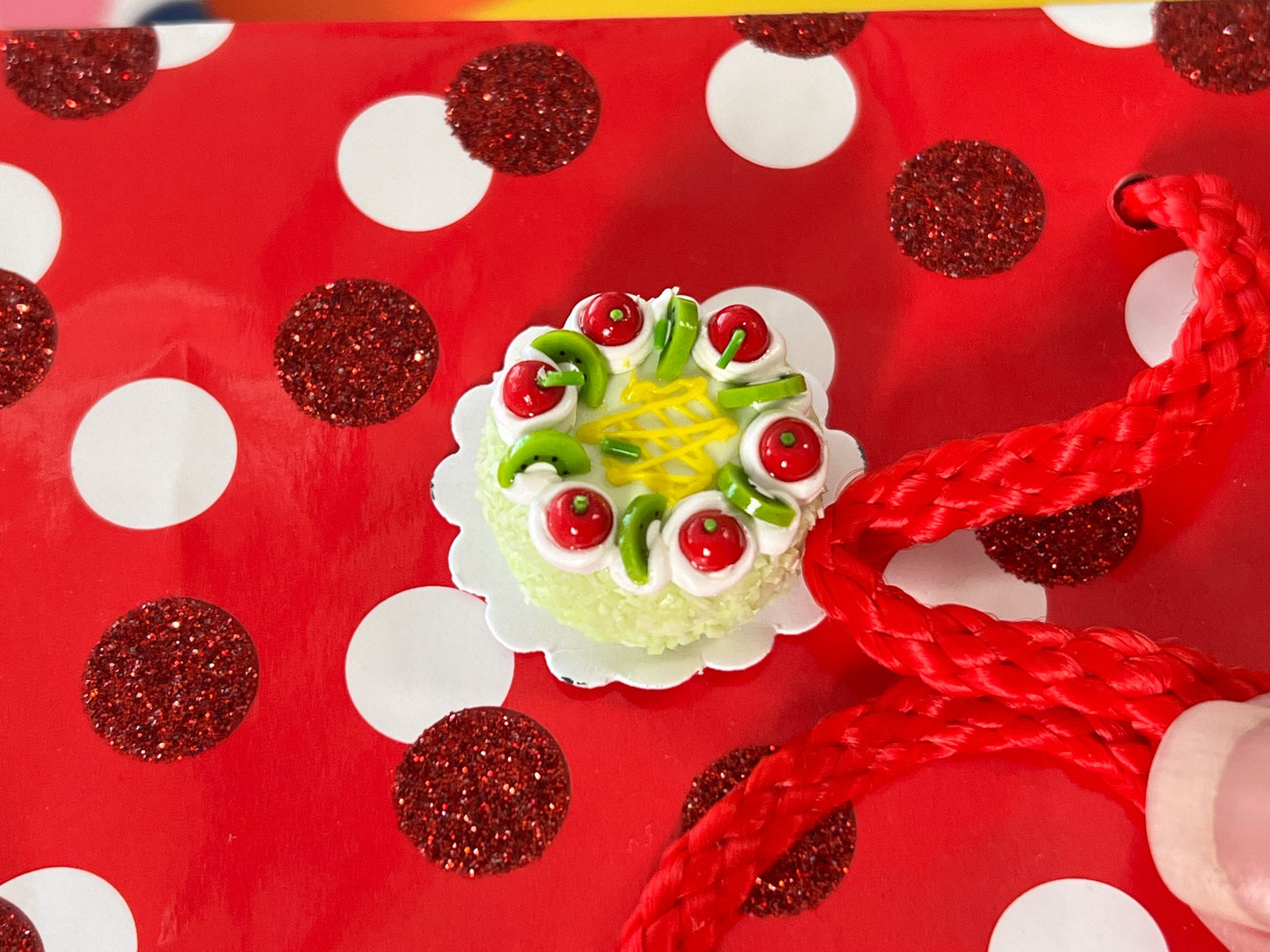 Dollhouse Miniature Round Fruit Cakes â 1:12 Scale Dollhouse Dessert | Handmade Lime, Vanilla & Chocolate Cakes | Mini Bakery Food Decor __etsy:5955791397