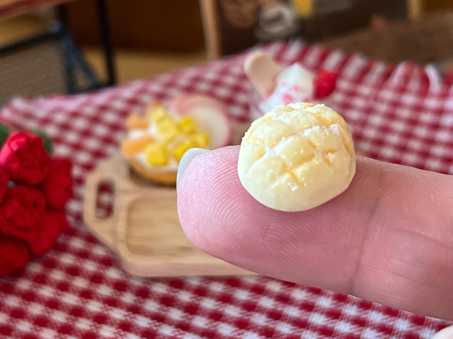 Miniature 1:12 Scale Dessert 5 PC Set – Milkshake, Pie, Bread & Cupcakes __etsy:6512606398