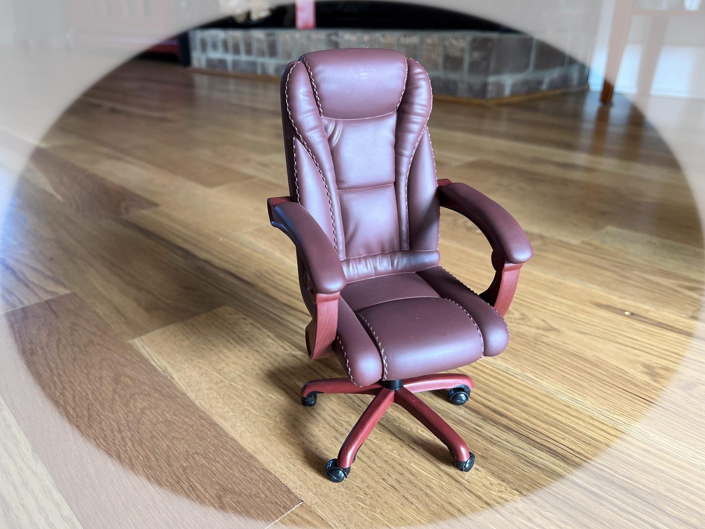Dollhouse Executive Office Chair – 1:6 Scale Miniature Furniture __etsy:7262174326