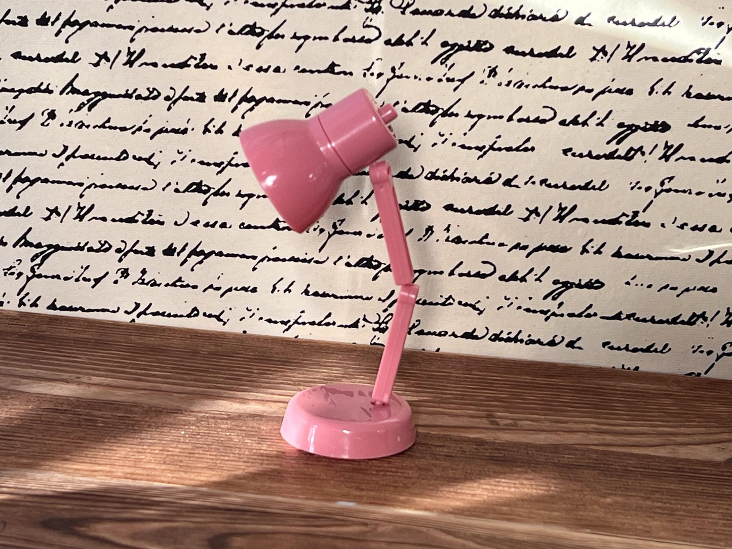 Dollhouse LED Table Lamp, 1:6 Scale Folding LED Plastic Reading Lamp __etsy:7665961470
