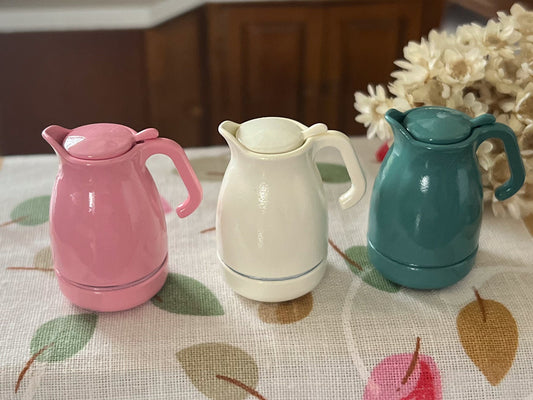 Dollhouse Metal Kettle – 1:6 Scale Doll Kitchen Decor, Realistic Mini Teapot __etsy:5632581667