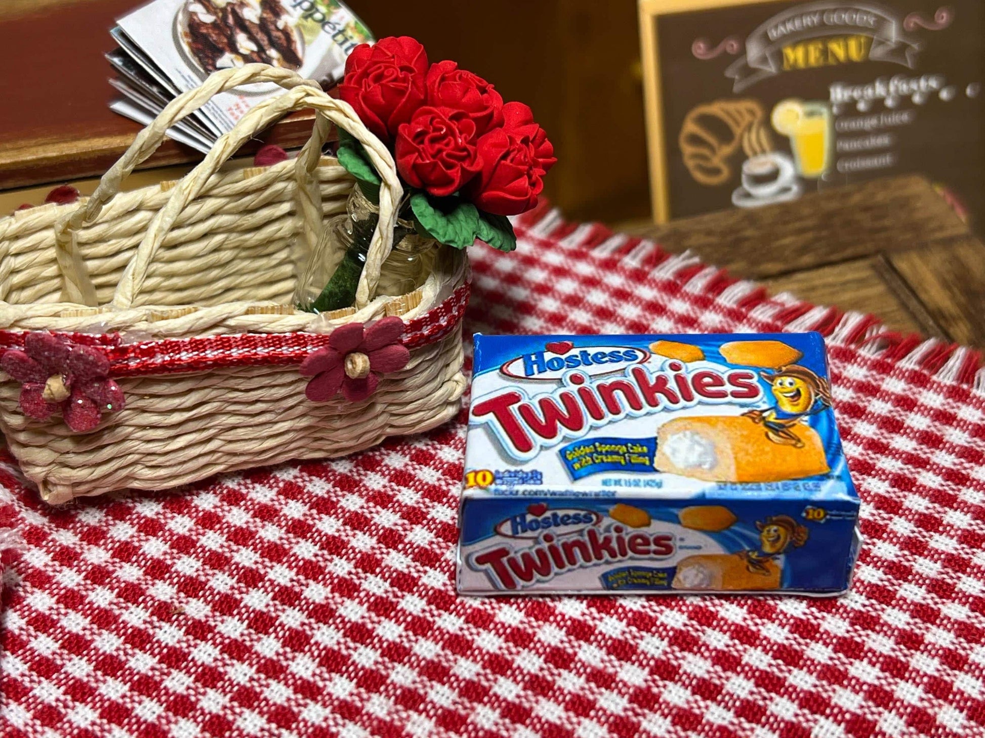 Dollhouse 1:6 Sclae Dessert Junk Food Box – Pantry Decor | Realistic Poundcake Empty Mini Food __etsy:6554660389