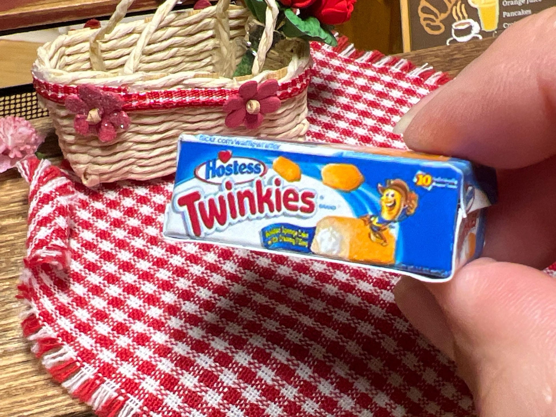 Dollhouse 1:6 Sclae Dessert Junk Food Box – Pantry Decor | Realistic Poundcake Empty Mini Food __etsy:6506534188