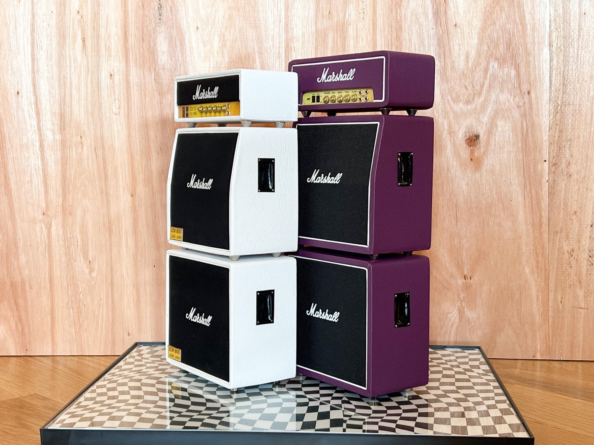 Miniature Marshall Amp Stack: 1/6 Scale JCM800 Replica, Dollhouse Decor __etsy:6642501359