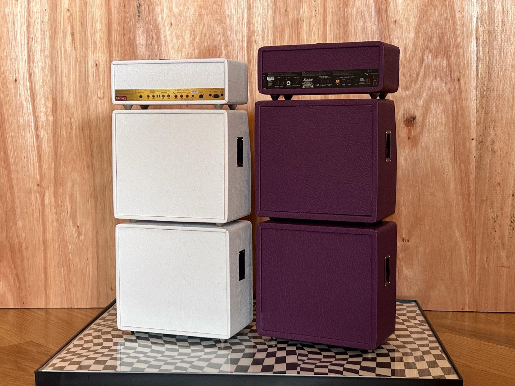 Miniature Marshall Amp Stack: 1/6 Scale JCM800 Replica, Dollhouse Decor __etsy:6594384192