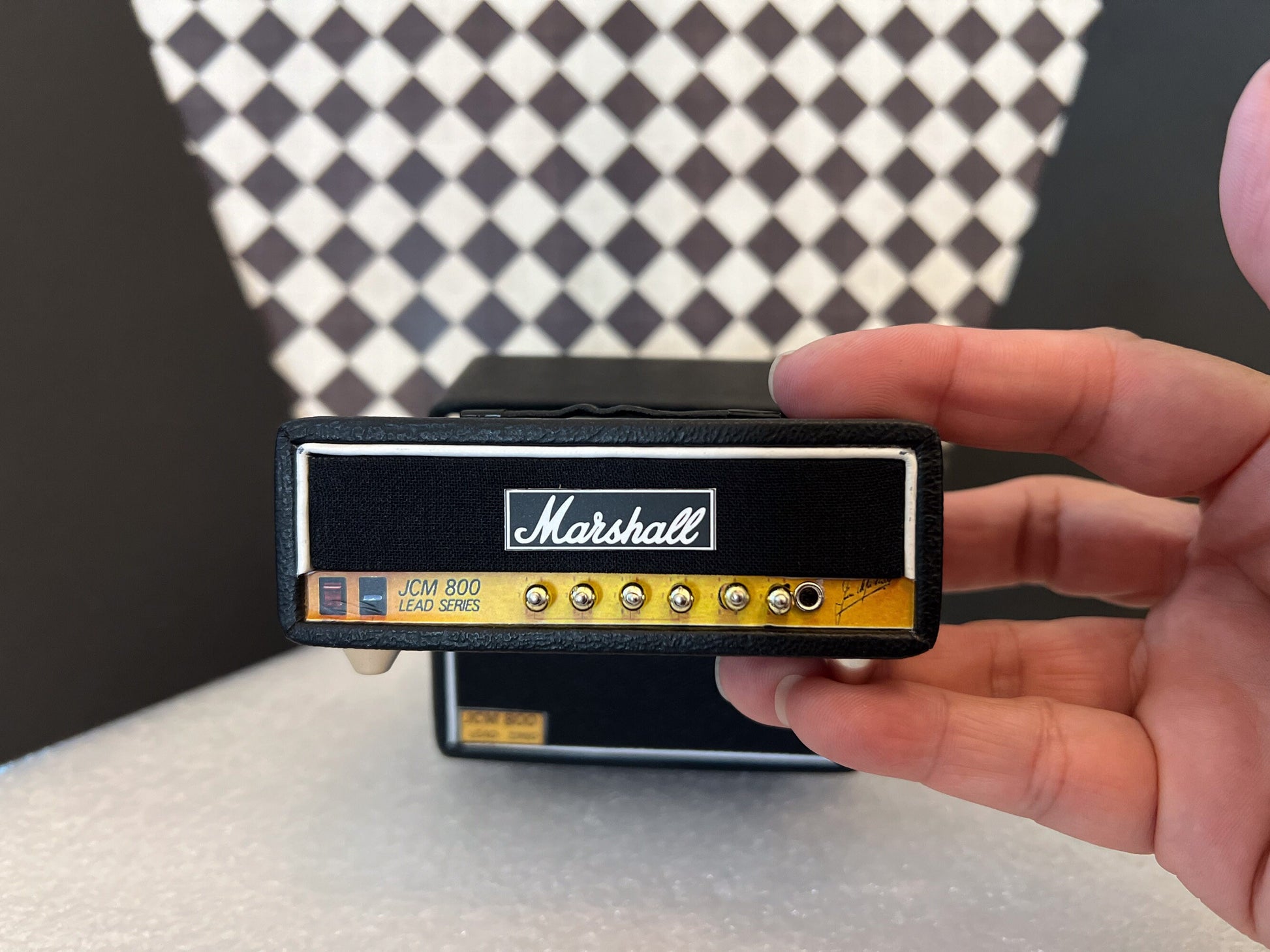 Miniature Marshall JCM800 2-Stack Amplifier 1:12 Scale –  Dollhouse Rock Band Accessory Music Studio __etsy:5841255152