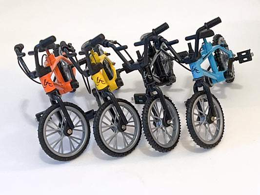 Miniature Mountain Bike 1:12 Scale – Dollhouse Decor | Metal Bicycle with Working Parts __etsy:5601287886
