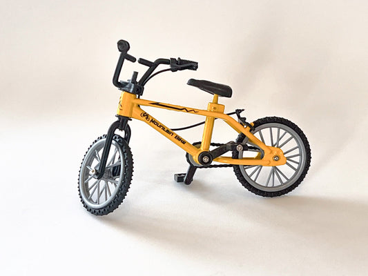 Miniature Mountain Bike 1:12 Scale – Dollhouse Decor | Metal Bicycle with Working Parts __etsy:5649406169
