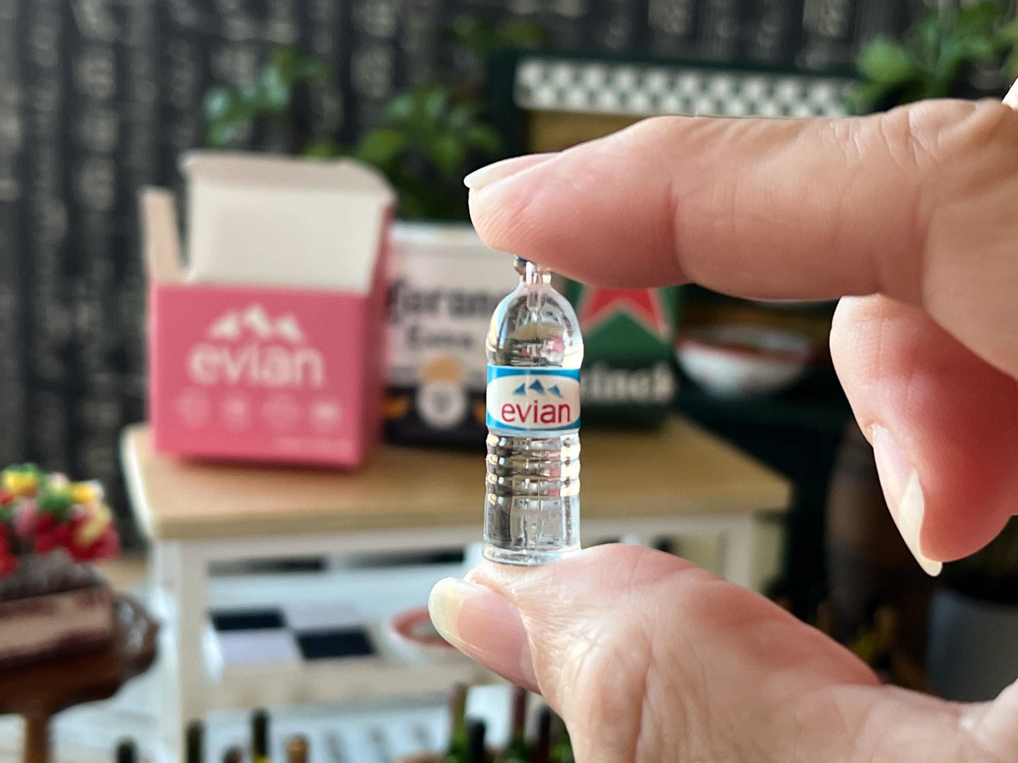 Miniature 1:12 Scale 8-Pack Water Bottle Set –  Cardboard Box __etsy:6718530379