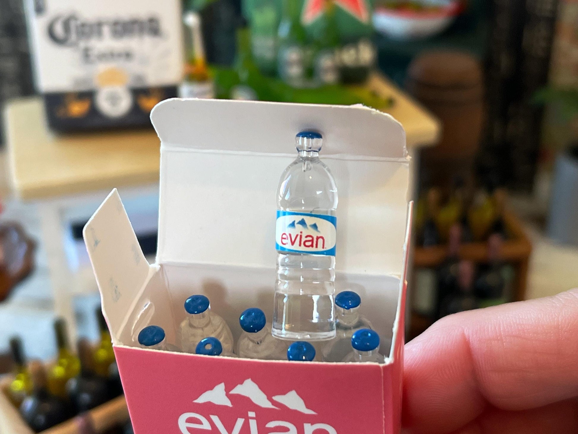 Miniature 1:12 Scale 8-Pack Water Bottle Set –  Cardboard Box __etsy:6718567171