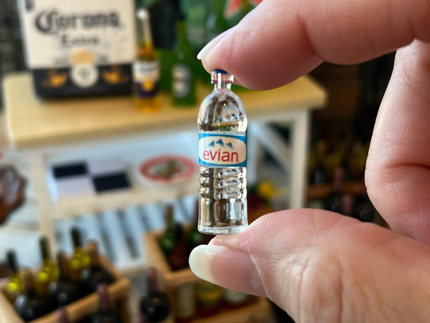 Miniature 1:12 Scale 8-Pack Water Bottle Set –  Cardboard Box __etsy:6718567175