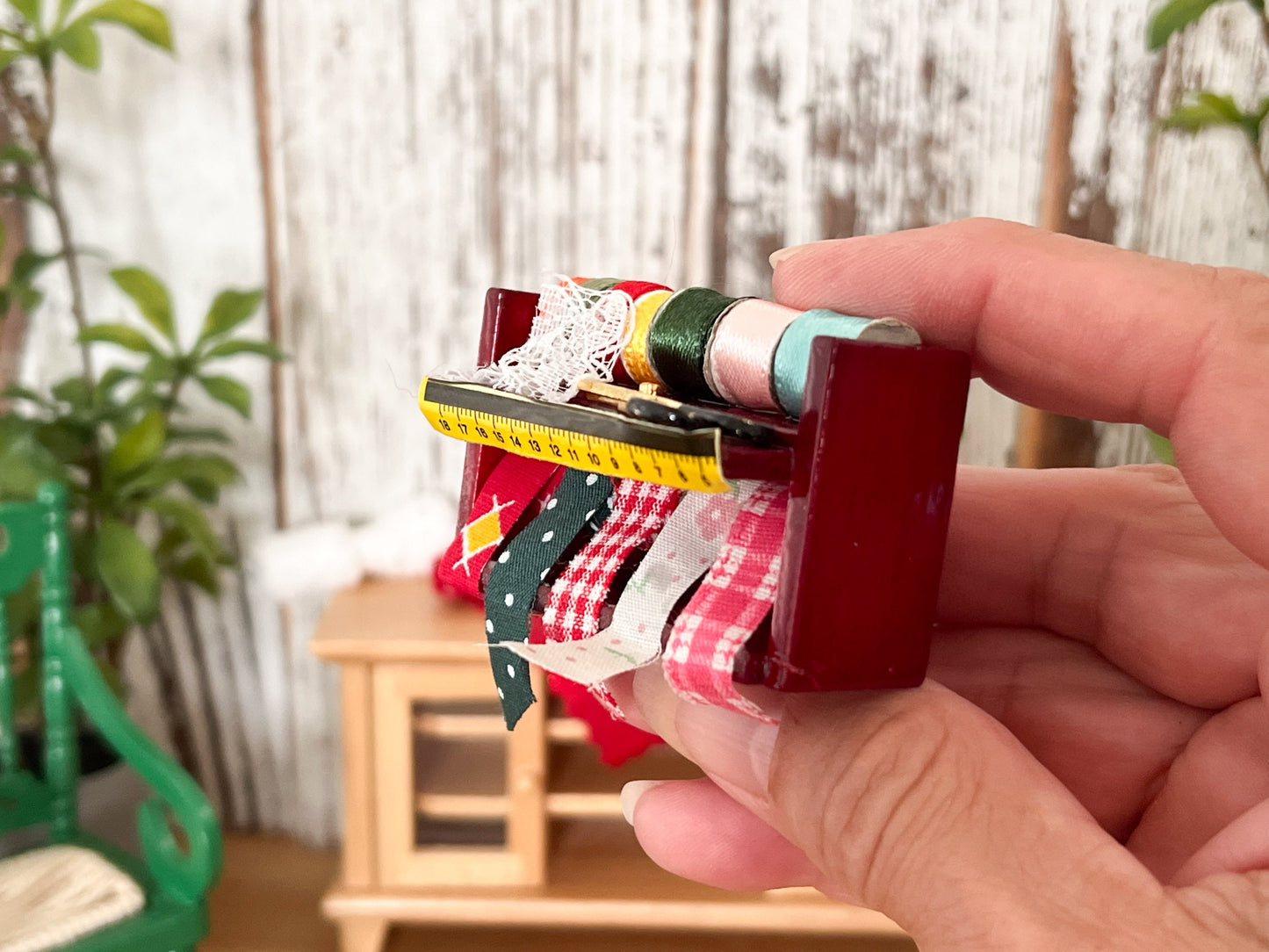 Miniature Sewing Room Rack – 1:12 Scale Wooden Dollhouse Wall Sewing Rack Display __etsy:6316323226