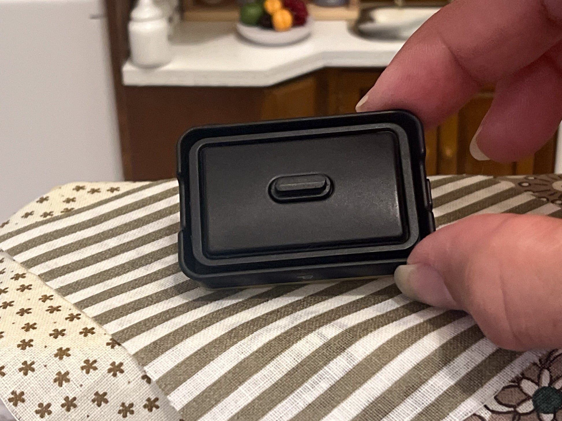 Miniature Stan by Zojirushi Griddle – 1:12 Scale Dollhouse Hot Plate with Opening Lid __etsy:5799714225