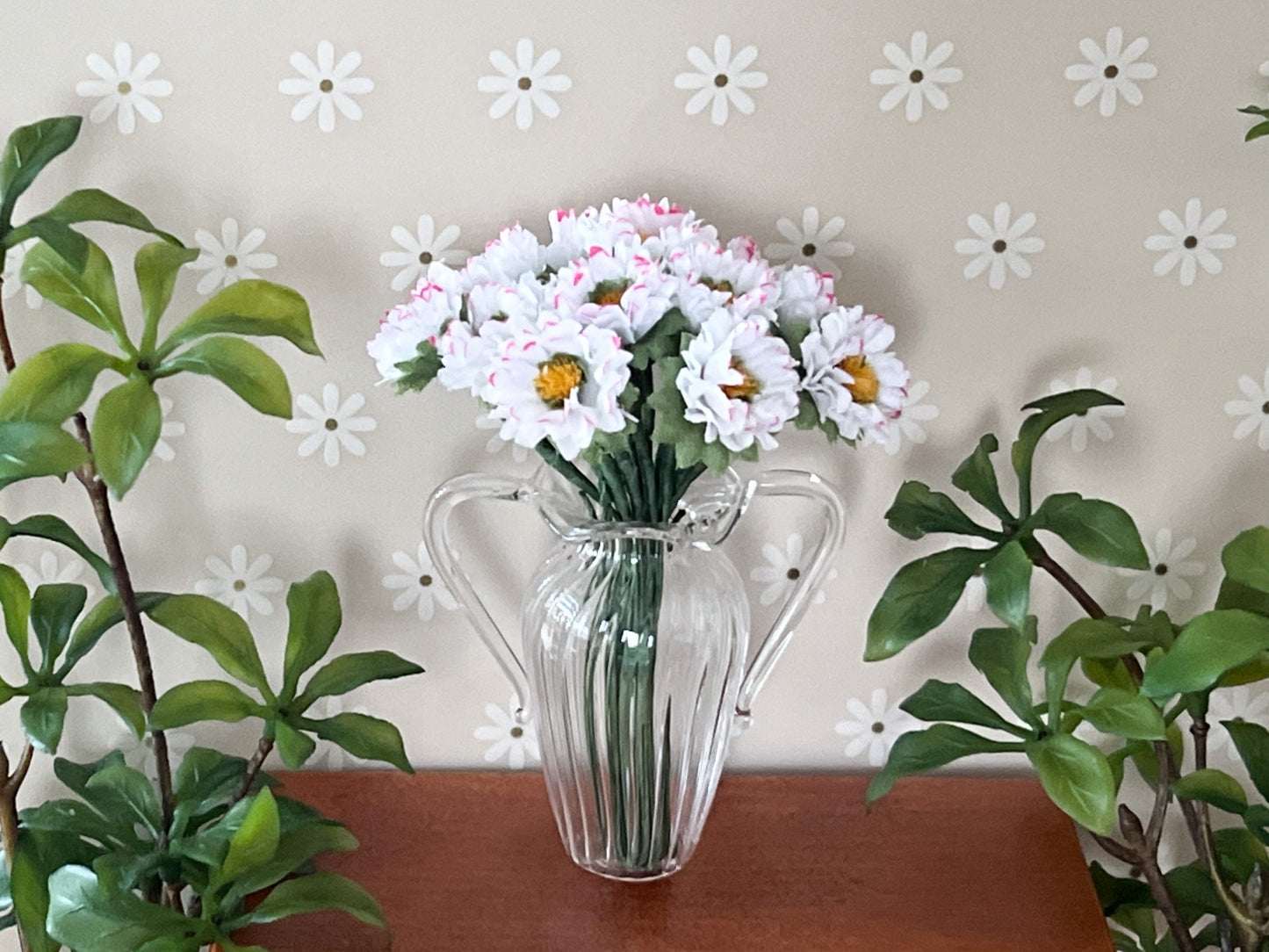 Miniature Transparent Glass Flower Vase, 1:6 Scale – Dollhouse Decor __etsy:6291380462