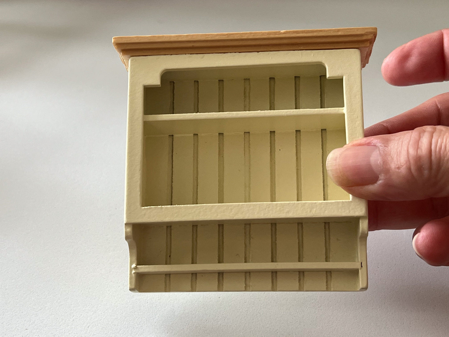 Miniature Wall Hanging Shelf – 1:12 Scale - Dollhouse Country Kitchen Storage & Display __etsy:5772607466