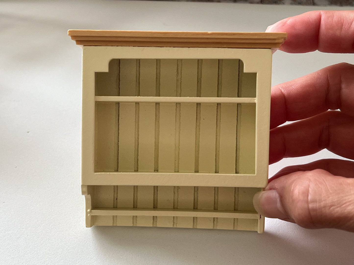 Miniature Wall Hanging Shelf – 1:12 Scale - Dollhouse Country Kitchen Storage & Display __etsy:5772607464