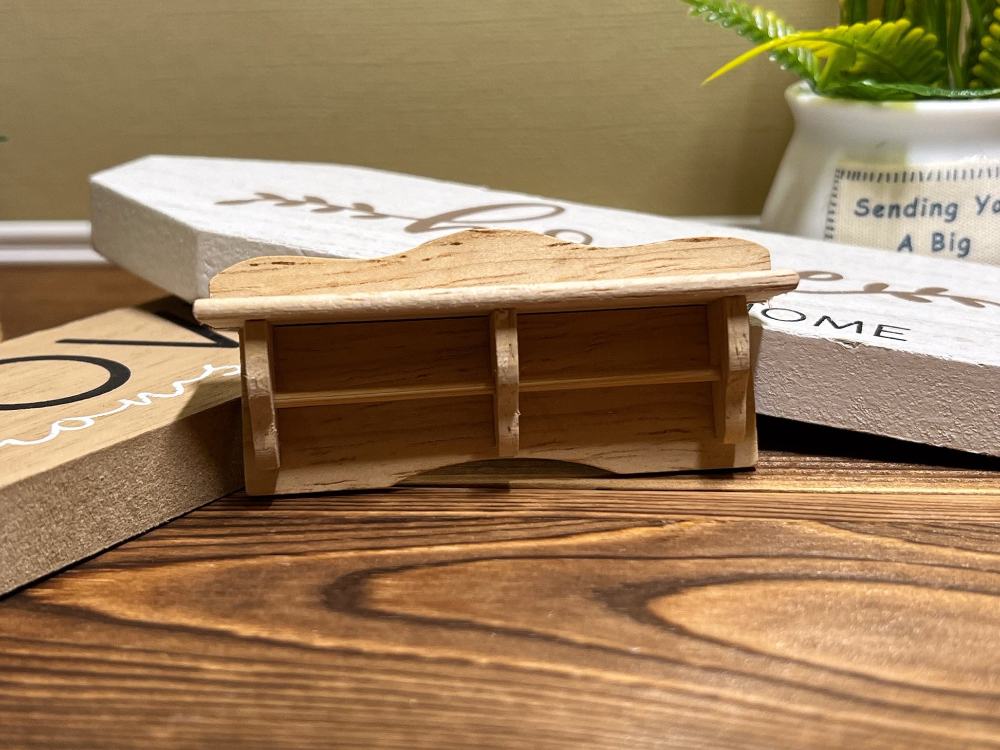 This adorable unfinished solid oakwood wall shelf is handcrafted to perfection; has room for either plants, books, kitchen or bathroom accessories, or use it in a bedroom. __etsy:5746515576