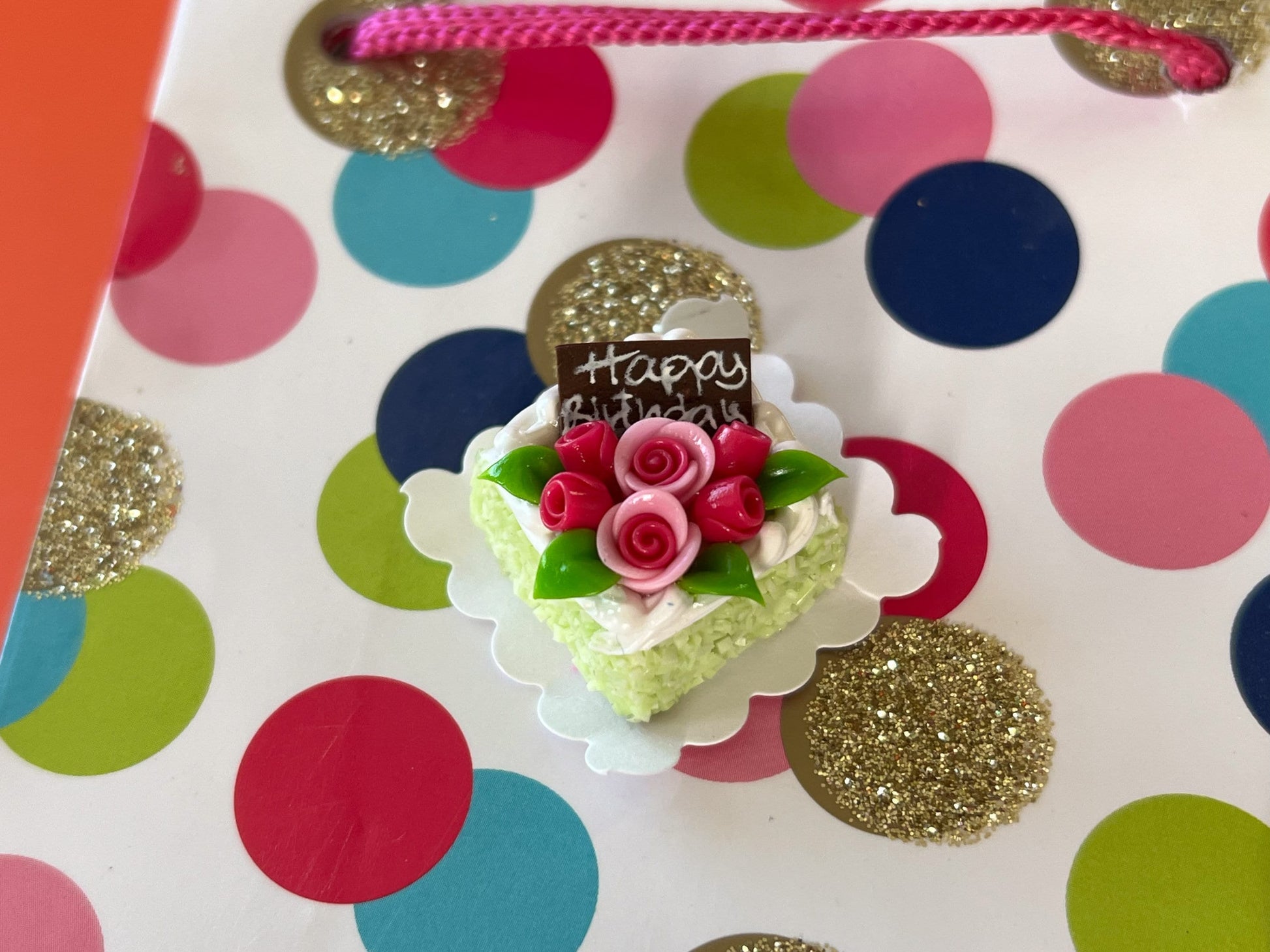 Miniature Square Cakes – 1:12 Scale Dollhouse Bakery Decor | Handmade Polymer Clay Cakes | Mini Food __etsy:5903879894