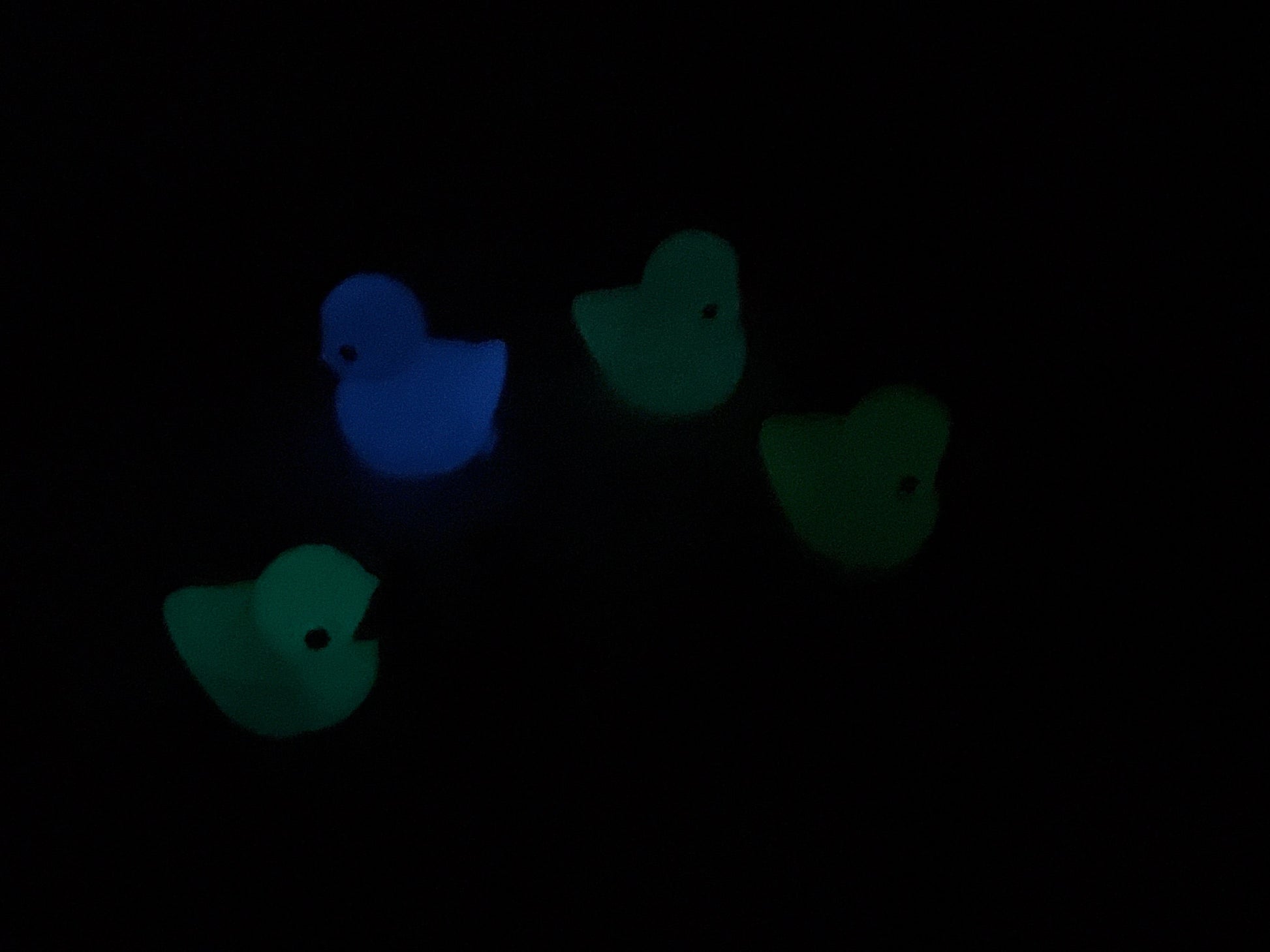 Miniature 1:12 Scale Glow-in-the-Dark Ducks – Set of 4 Resin Ducks |  Fairy Garden Accessory __etsy:5965618989