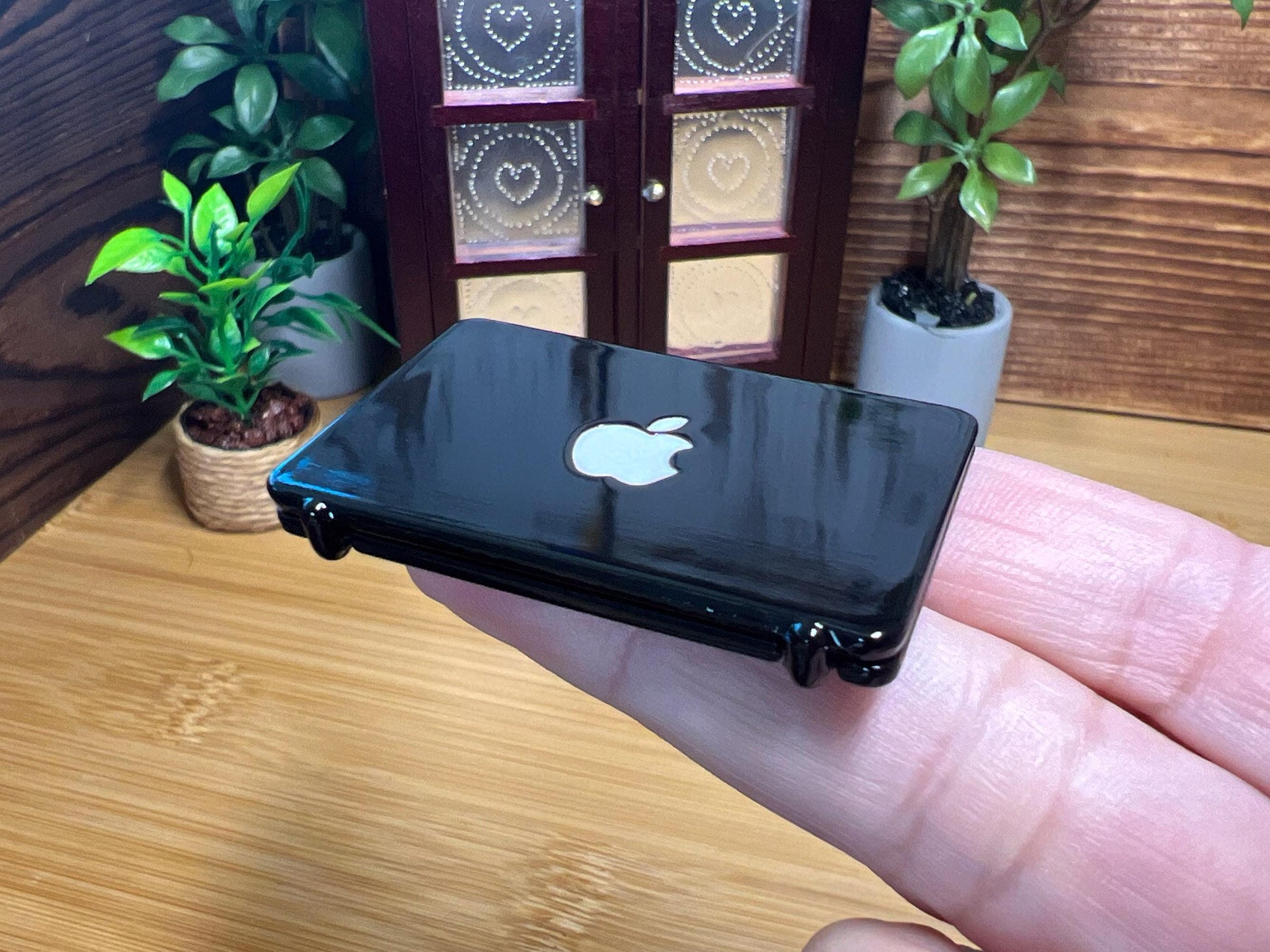 Miniature Alloy Laptop 1:12 Scale – Opens & Closes – Dollhouse Desk Accessory __etsy:6366798016