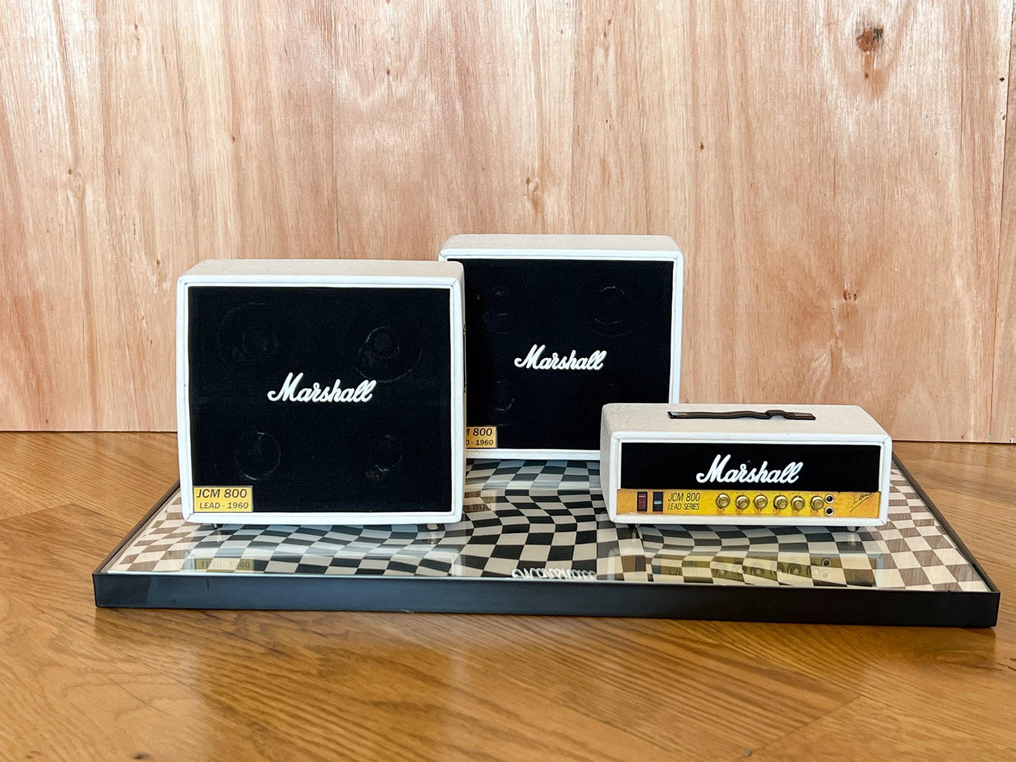 Miniature Marshall Amp Stack: 1/6 Scale JCM800 Replica, Dollhouse Decor __etsy:6594384404