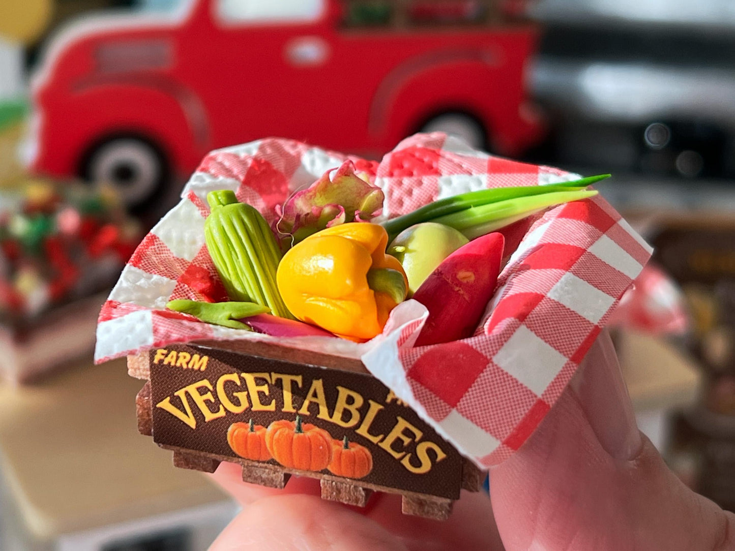 Miniature Wooden Fruit & Vegetable Crates – 1:12 Scale - Dollhouse Supermarket Kitchen Decor __etsy:6764691201