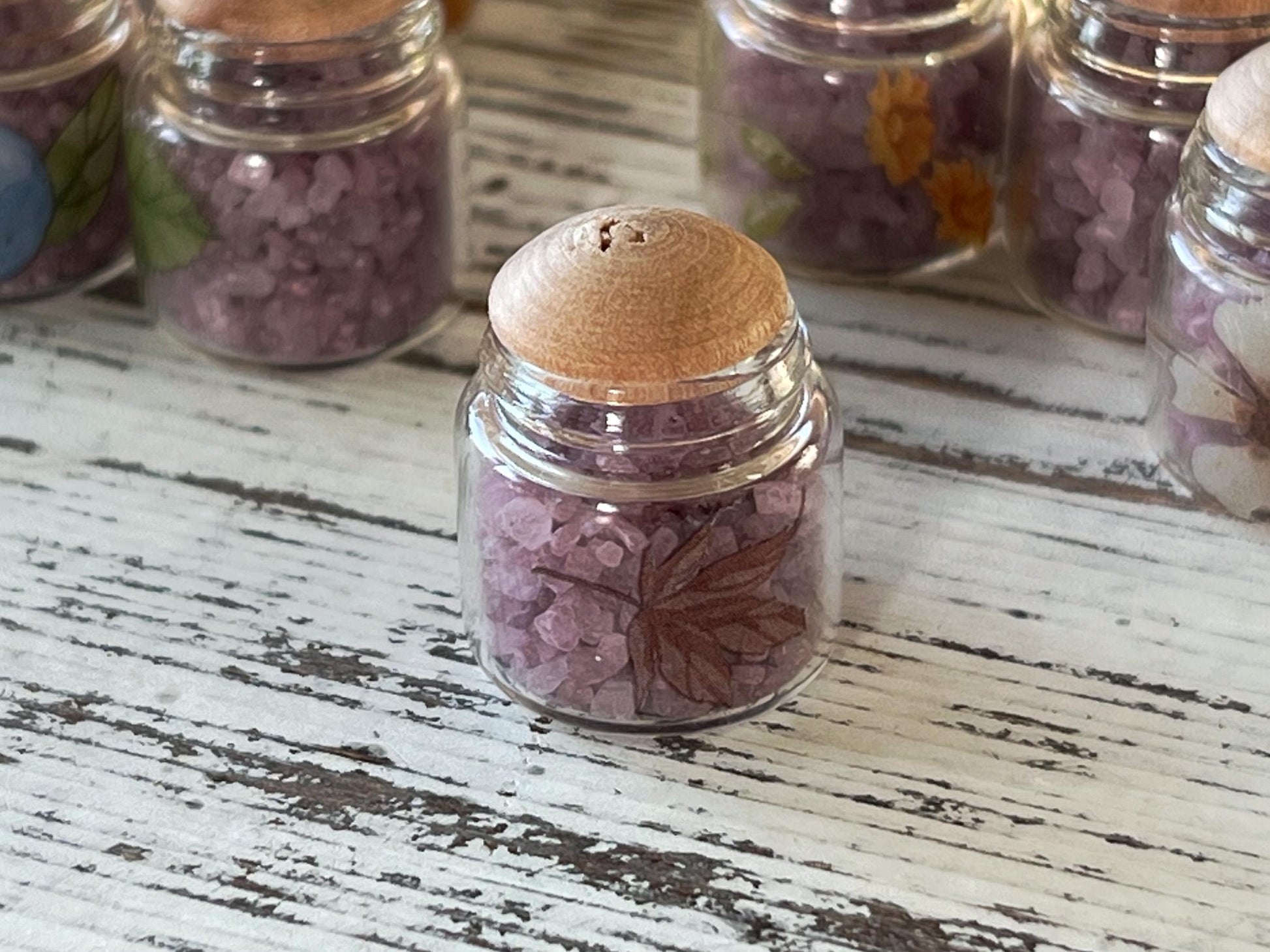 Miniature Bath Soak Lavender Jar –  Dollhouse Spa Decor | Mineral Bath __etsy:6852046337