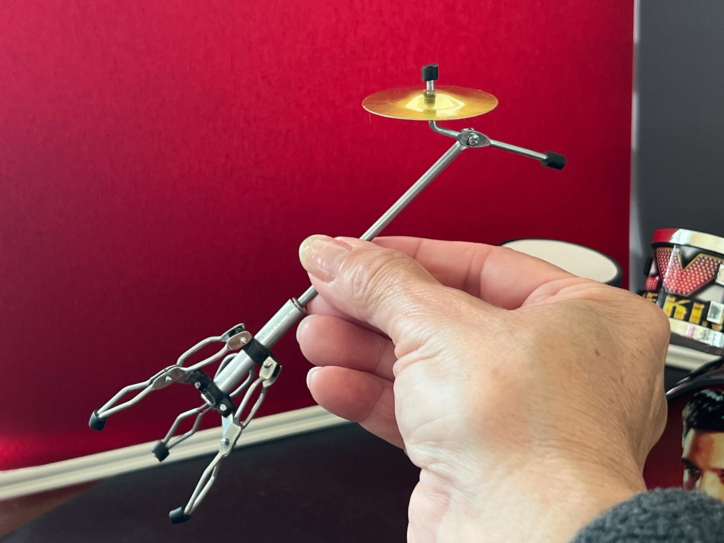 Miniature Elvis Presley Drum Set & Guitars - 1:12 Scale, Dollhouse Collectible Drums __etsy:8022008933